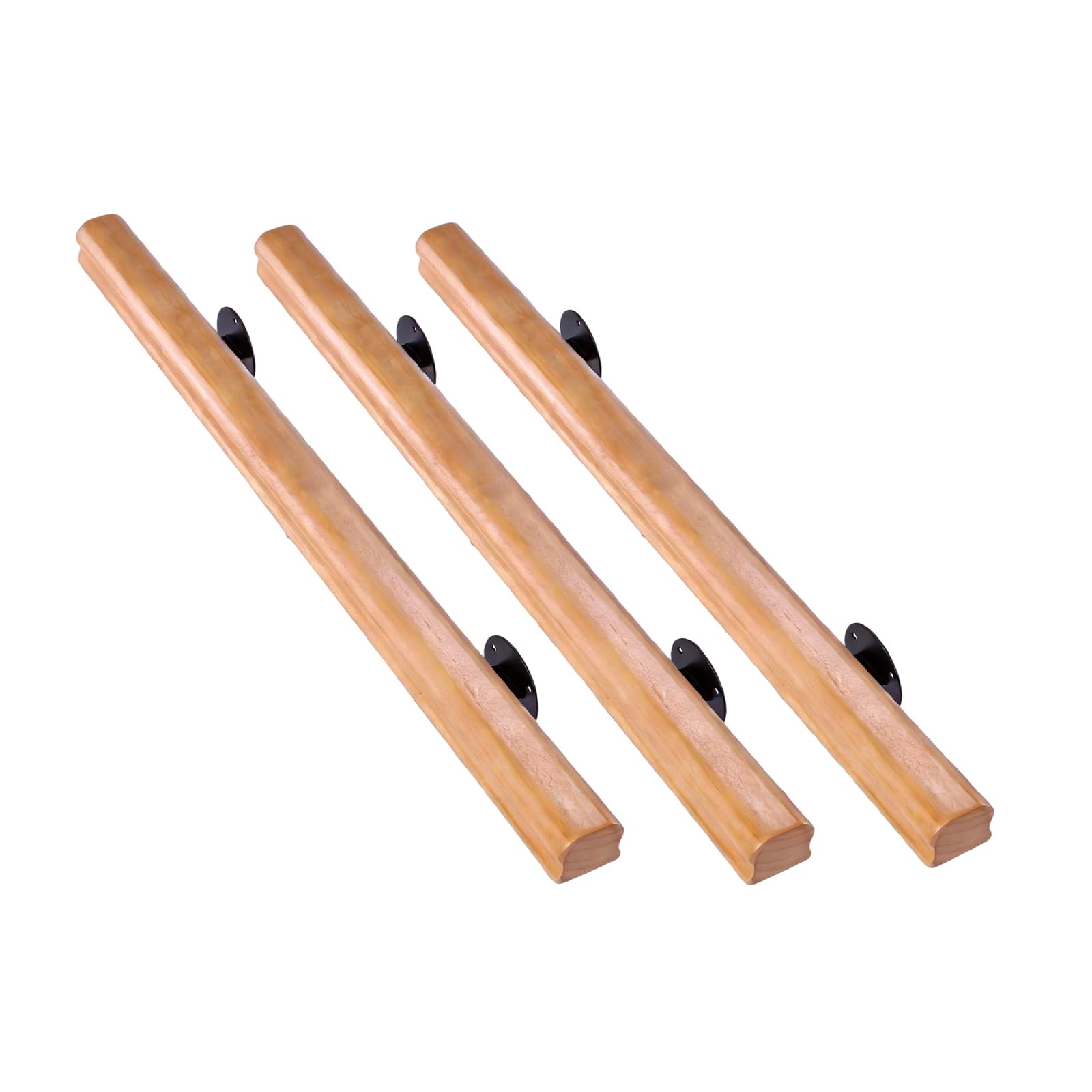 generic 90cm/100cm Stair Handrail Non-Slip Stair Bannister Handrail Wall Mount with Installation Kit for Interior Corridor Villa Building Loft