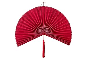 Boho Wall Fan Decor - Rustic Over the Bed Wall Decor for Bedroom Fan Headboard