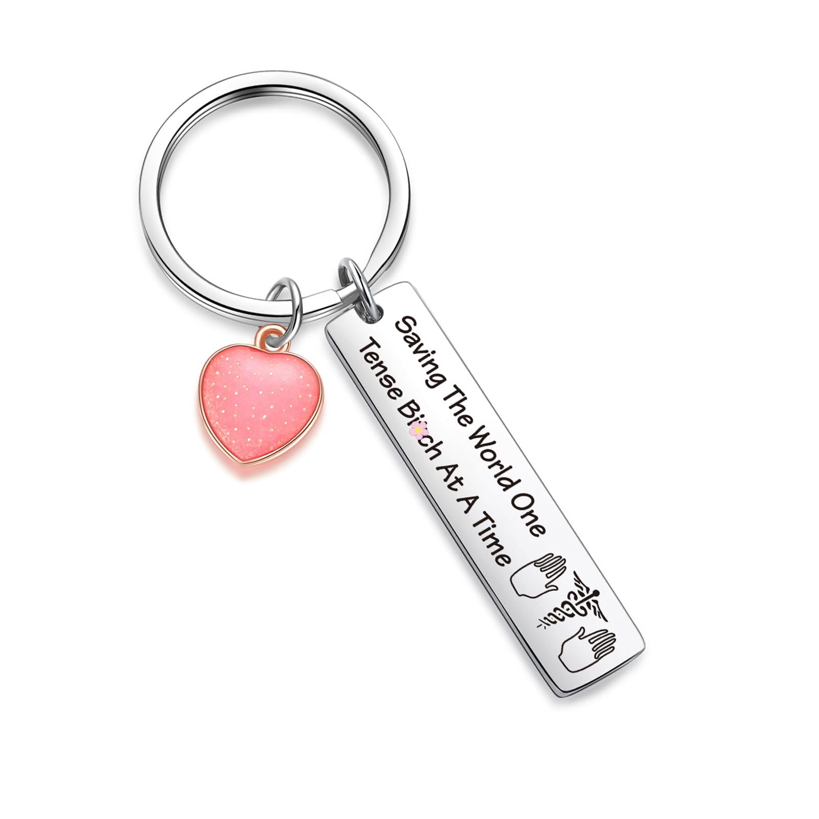 ZNOSVEI Massagist Key Chain - Masseur Gift for Massage Therapist, Student, Physical Therapist - Massage Therapy School, LMT Graduation Key