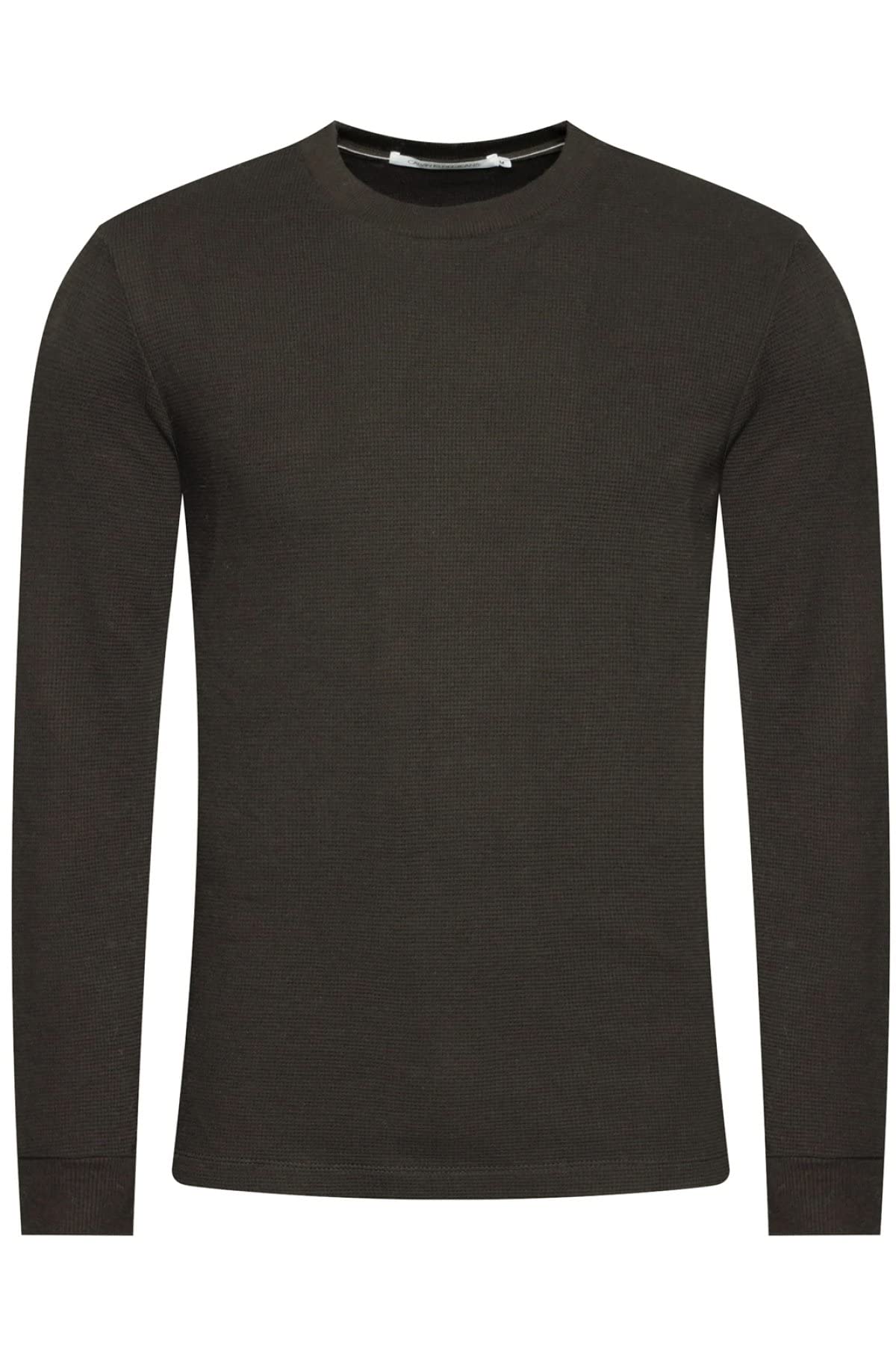 Calvin KleinJeans Men's Monogram Badge Waffle Ls Tee T-Shirt