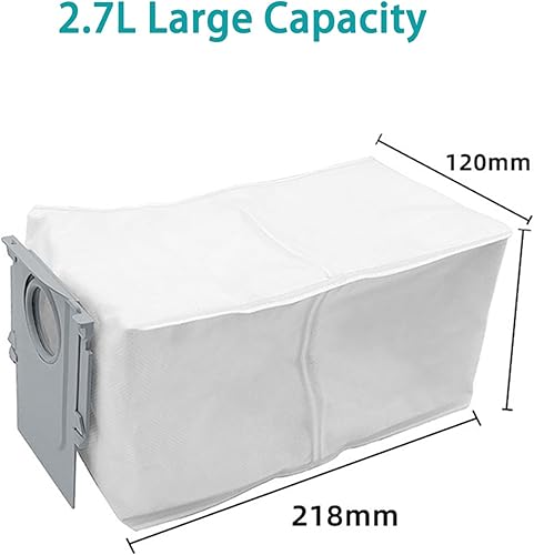 Miniatura 3 de 10 piezas de repuesto desechables bolsas de polvo para Roborock Q Revo para Roborock P10 robot aspirador piezas de repuesto