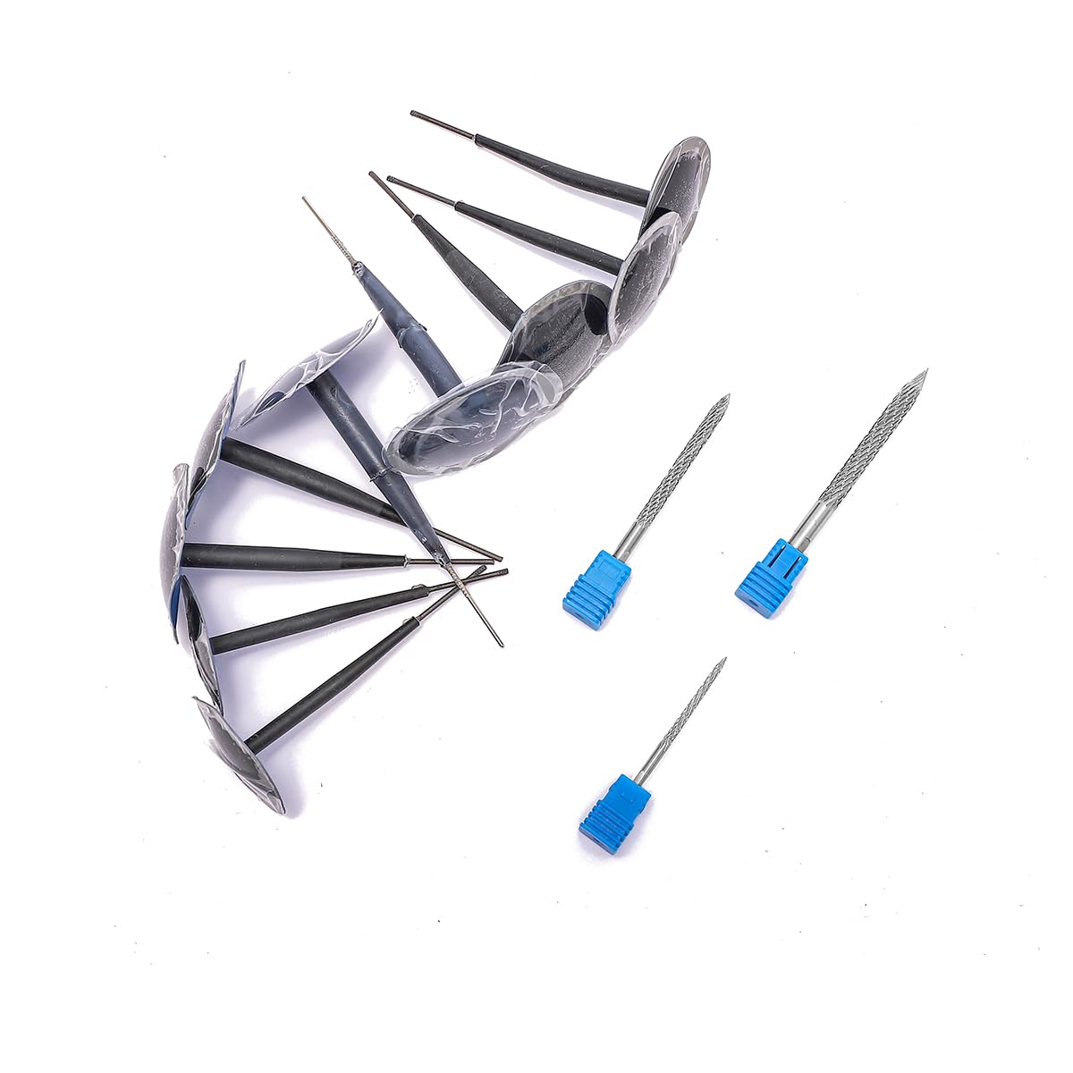 Kit di attrezzi per la riparazione dei pneumatici, include 24 tappi per pneumatici e 3 punte per alesatore per pneumatici