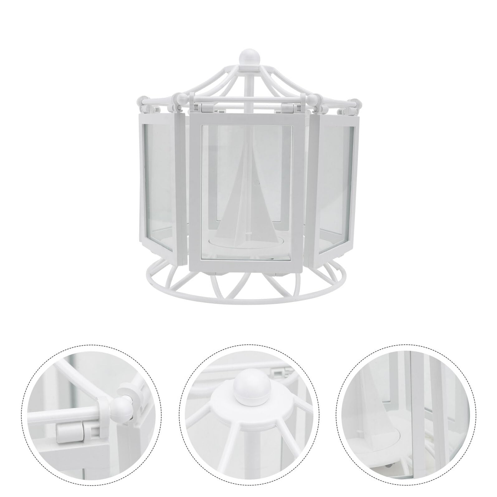 Cornice Portafoto da Tavolo Multifunzione per Foto di Nozze 5 Pollici Carillon Bianco Decorazione Creativa per Arredamento Casa Esposizione Elegante per Eventi e Ricordi