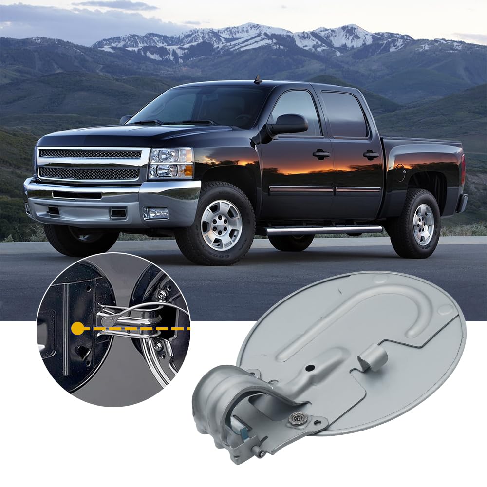 Fuel Filler Cap & Gas Tank Door Cover For 1999-2006 Chevy Silverado 1500/2500HD - Easy Install