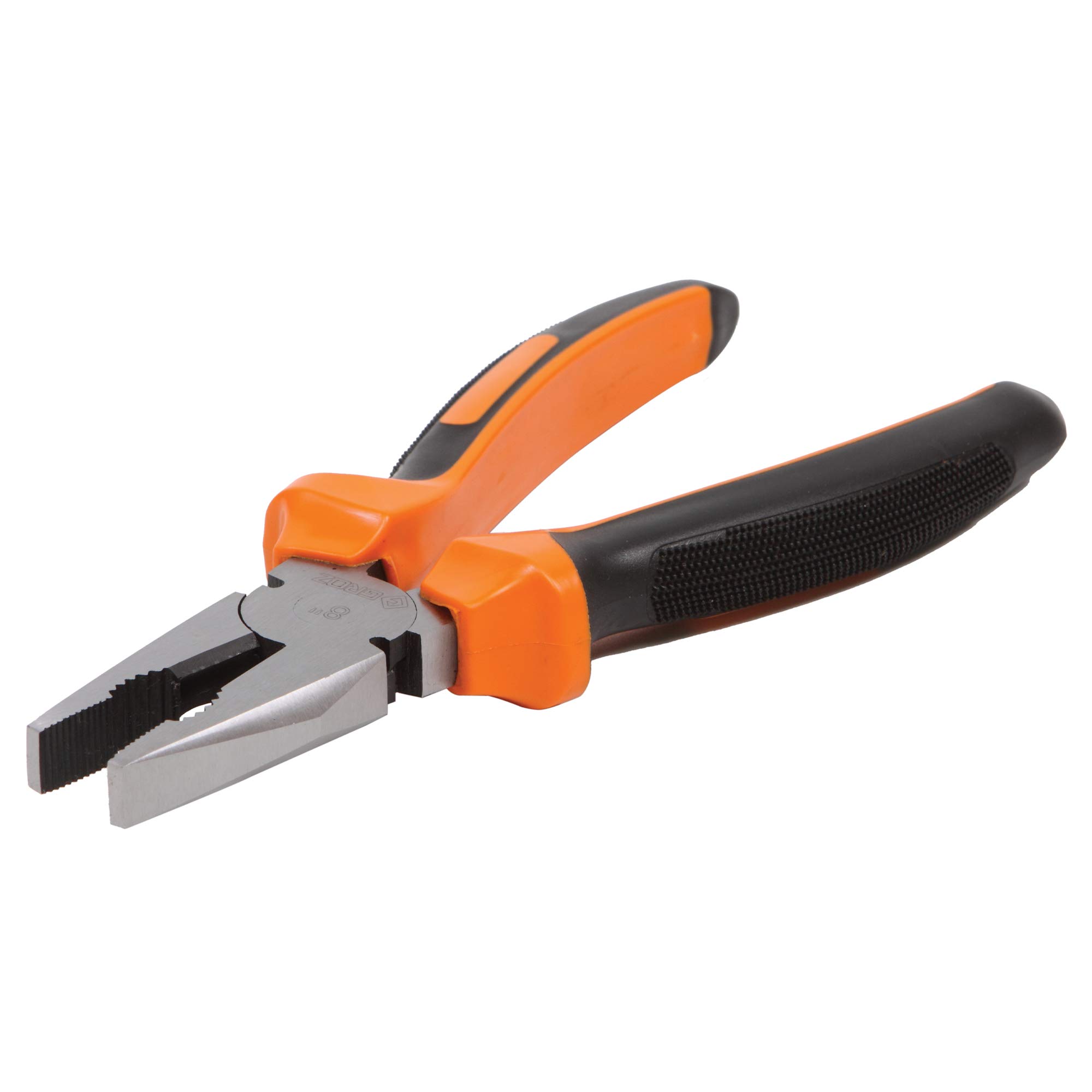 GROZ Combination Plier with Induction Hardened Cutting Edges| Plier for Cutting, Bending, Pulling & Gripping Wires & Nails| High Strength Construction| Ergonomic Grip| Length: 200 mm| CPL/CS/8, Orange (B08GWXZHLD) Amazon Price History, Amazon Price Tracker