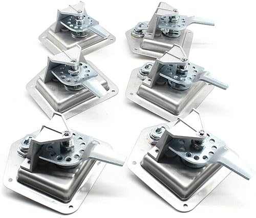 Miniatura 2 de 6 unids coche camión remolque campamento mango T cerradura herramienta de bloqueo llaves acero inoxidable cámper camión caja de herramientas con