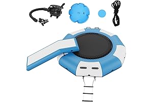 VEVOR inflatable water bouncer blow up pool trampoline