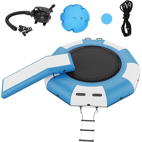 VEVOR inflatable water bouncer blow up pool trampoline