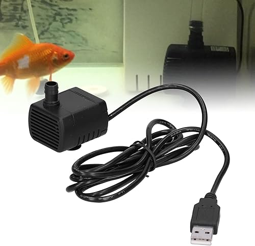 Miniatura 6 de Mini bomba sumergible 1220 230LH bomba de estanque sin escobillas con ventosa enchufe USB DC 12V bomba de fuente