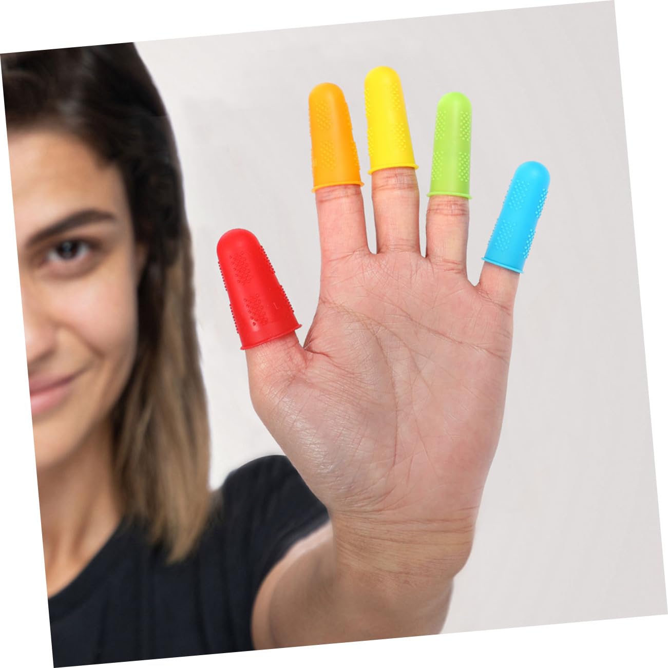 SOIMISS 4 Set Coperture Silicone Antiscivolo Per Riutilizzabili Comfortevole E Resistente Per Domestico E Professionale 20 Pezzi * 4
