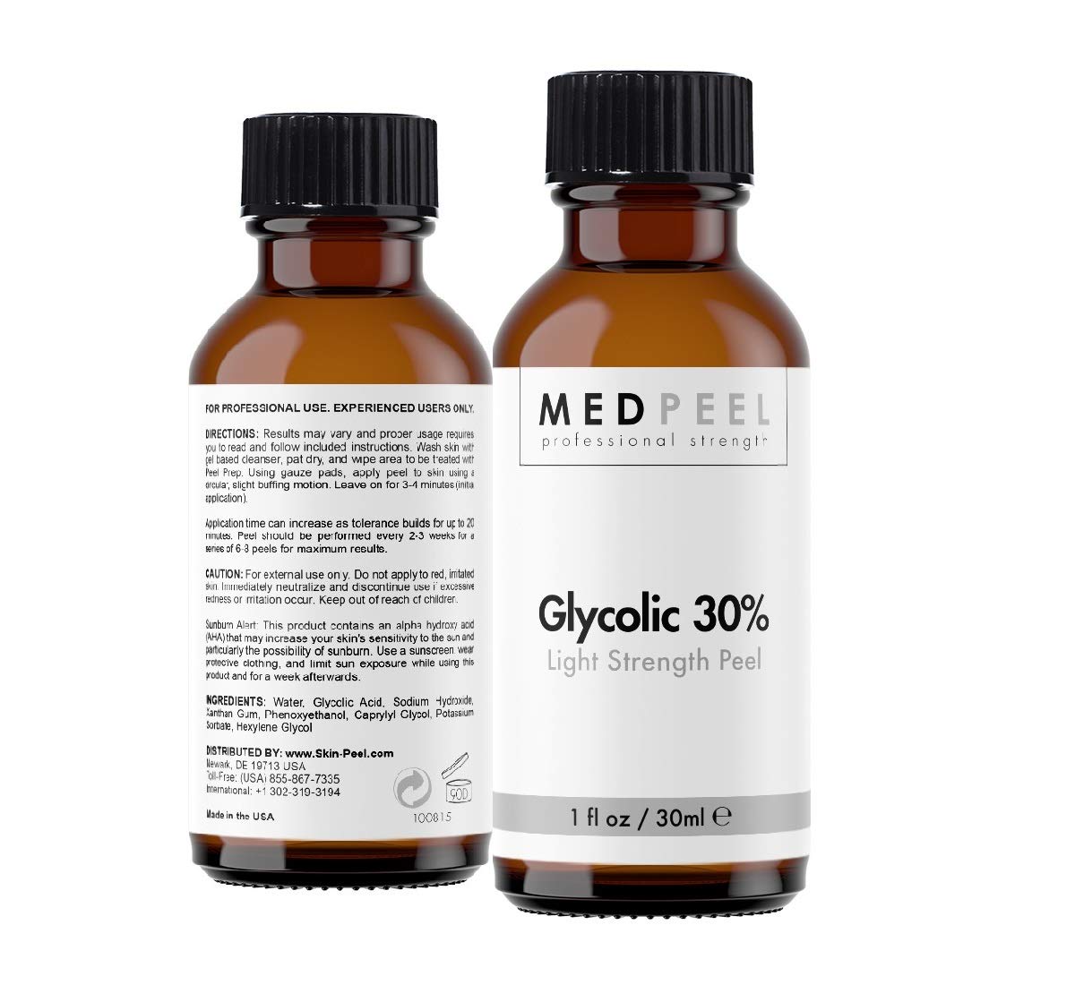 MedPeel Glycolic Acid Peel 30, Light Strength Chemical Face Peel