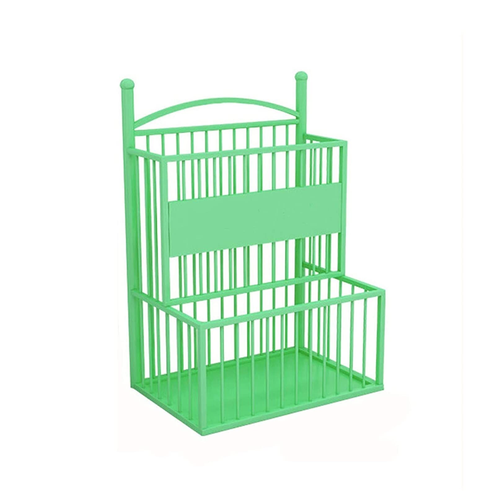 Porte-parapluies compact en métal vert solution de rangement élégante pour petits espaces