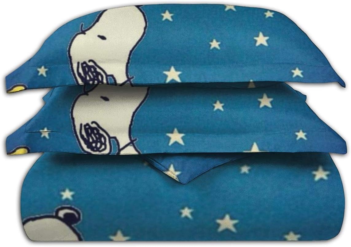 Amazon Co Jp Peanuts スヌーピー 布団カバー 3点セット 寝具カバーセット 枕カバー 掛け布団カバー 寝具用品 ベッドカバー 優しい肌触り 柔らかい 通気性 抗菌 防臭 四季通用 ホーム キッチン