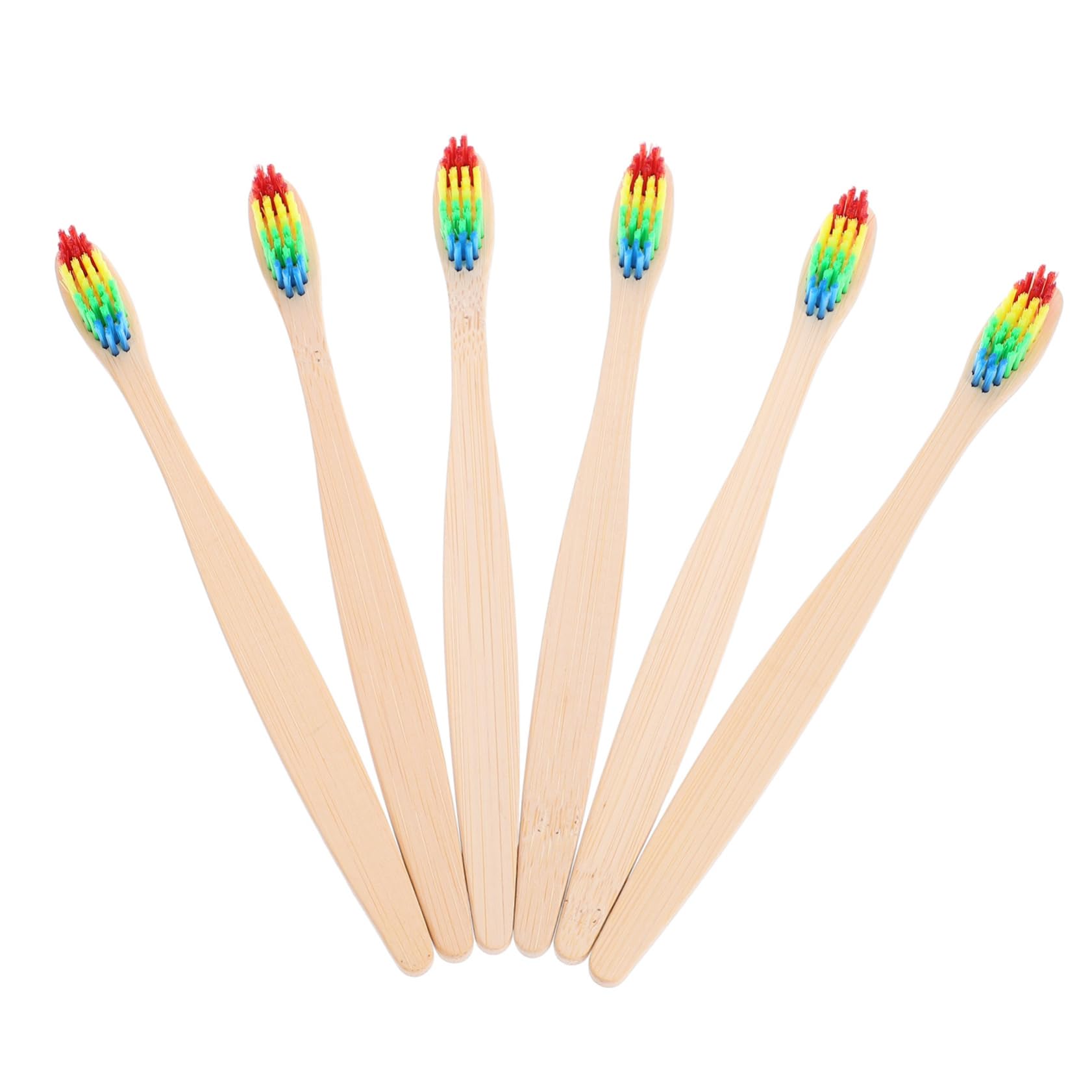 Didiseaon 5 Set Spazzolino Da Denti in Carbone Di Bambù Mini Maneggiare Lo Spazzolino Da Denti Kit Spazzolino Viaggio Spazzolino Denti Setole Morbide Viaggio Spazzolino Da Denti 6 Pezzi * 5