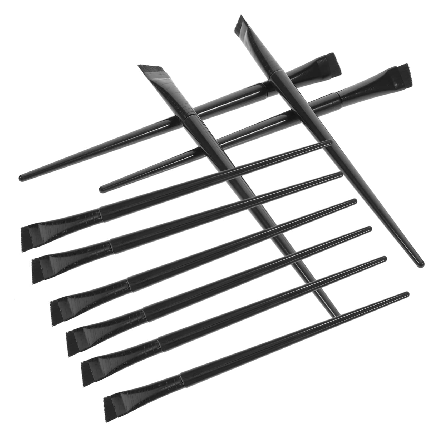 Healeved 48 Pezzi Pennello Per Eyeliner Pennello Per Ombretto Ombretto Per Trucco Pennello Piatto Per Correttore Pennello Per Sbavature Per Eyeliner Strumento Per Sbavature Per Eyeliner