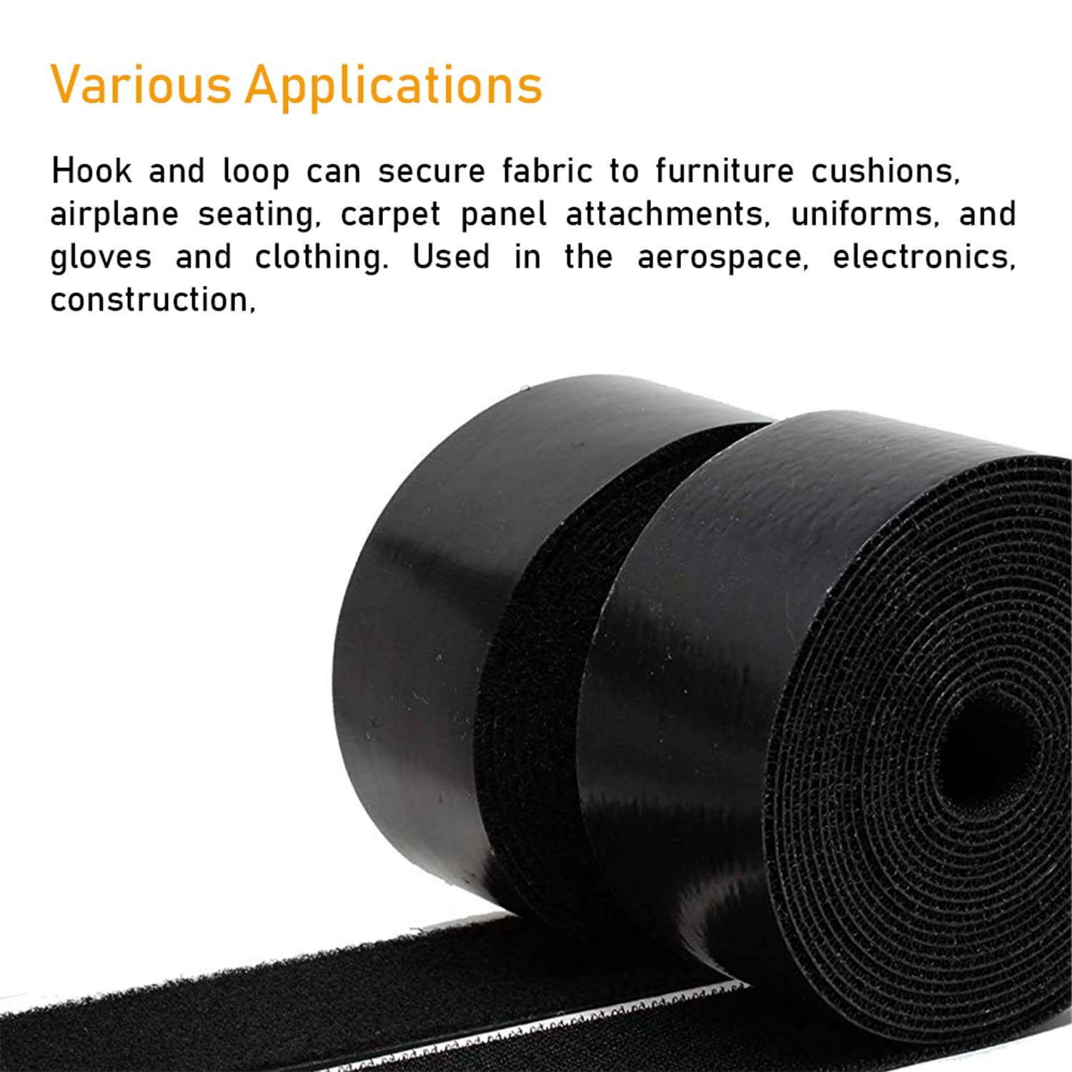 CANOPUS SJ3571-SJ3572 Ruban auto-adhésif pour fixation de panneaux, tapis, tapis, étiquettes (2,5 cm x 3 m)