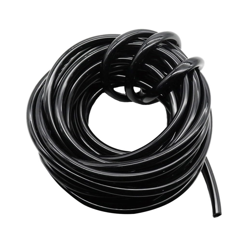 Tuyau d'irrigation Micro, Tuyau d'arrosage en PVC Noir de 20 mètres (3/8 po) for Irrigation Goutte à Goutte avec diamètre intérieur de 8 mm
