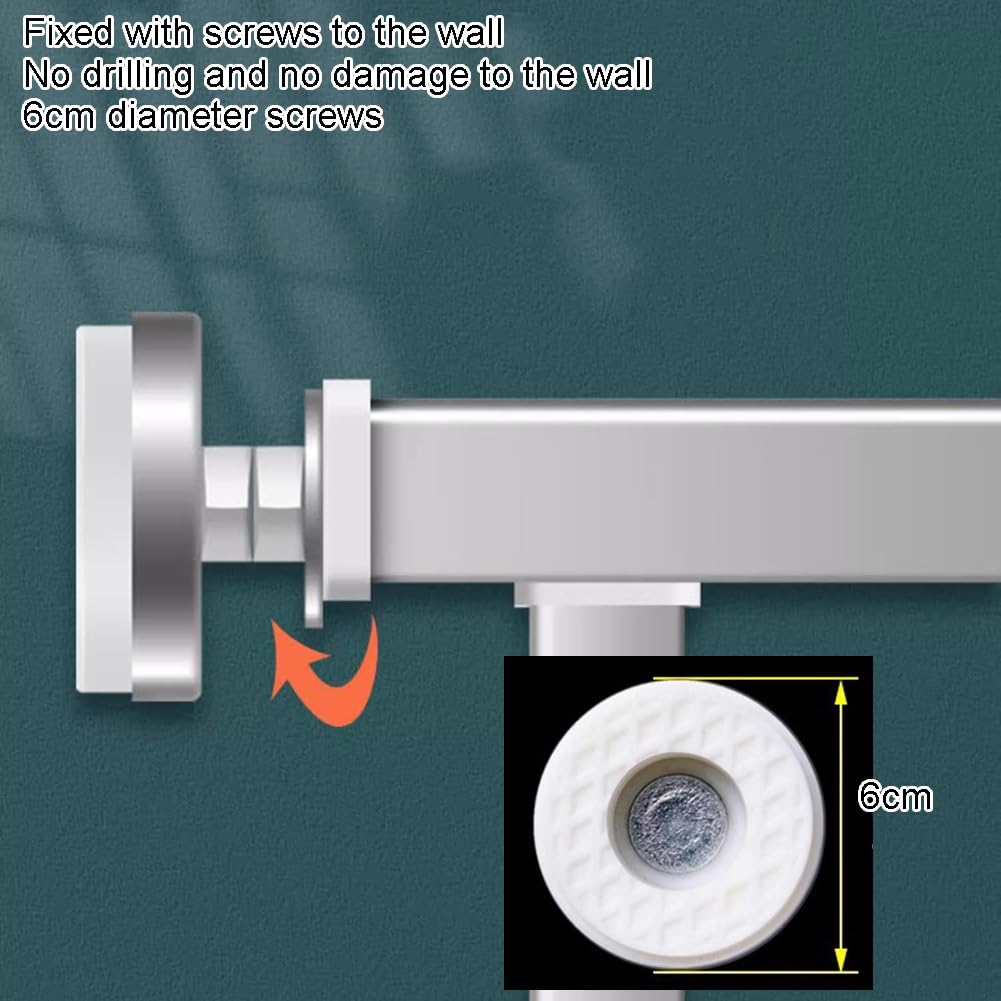 Protectores de seguridad para ventanas a prueba de niños, barra de seguridad ajustable para el hogar para niños, evita caídas accidentales, barandillas interiores para niños, 15.7 x 47.2 pulgadas