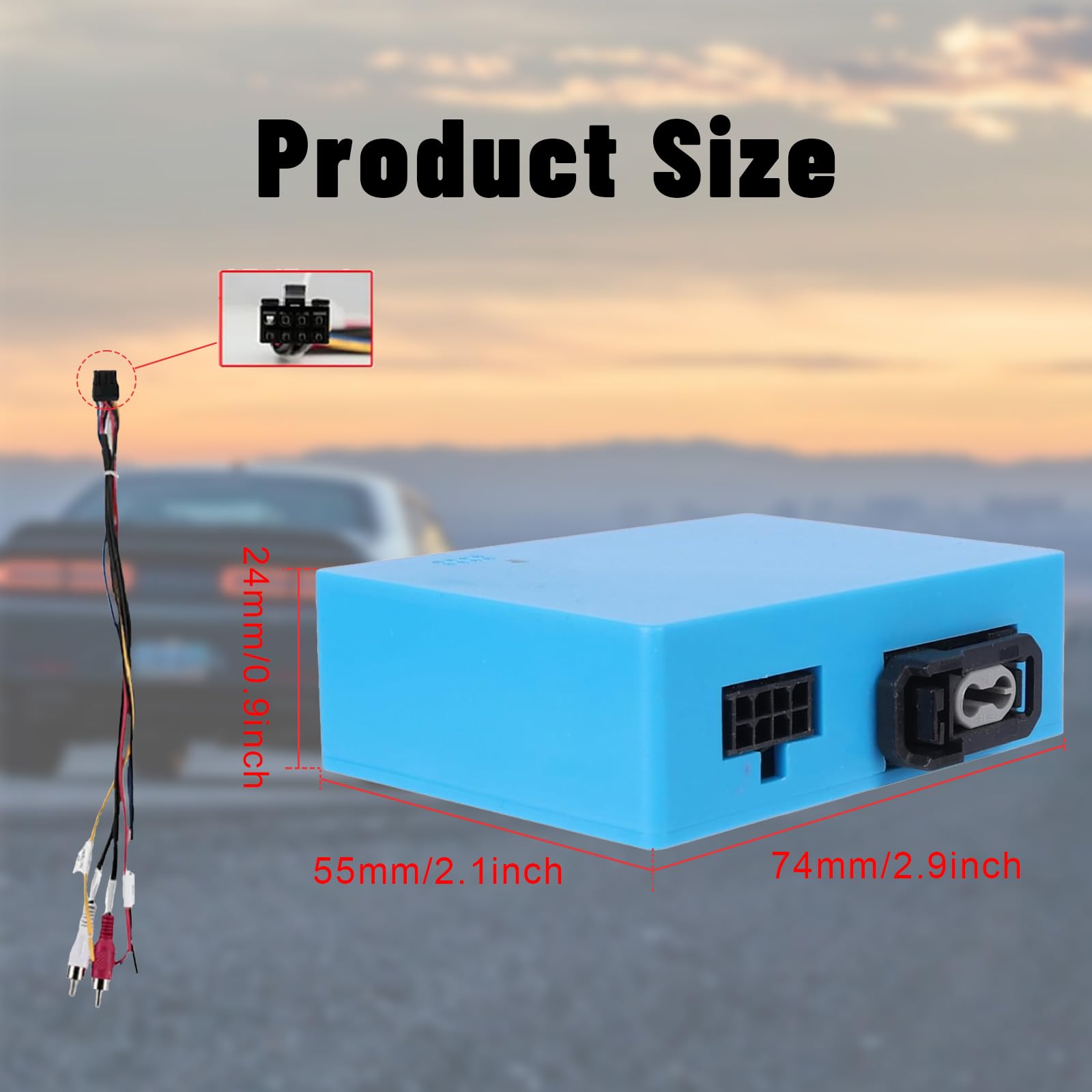 EZoneTronics Decodificador de fibra óptica de radio estéreo del coche la mayoría de la caja para Mercedes Benz Serie ML/R/GL y para Porsche Cayenne Series, Amplificador Harman Kardon/Bose Audio System | Compatible con Mercedes Benz Serie ML/R/GL,BMW,Audi