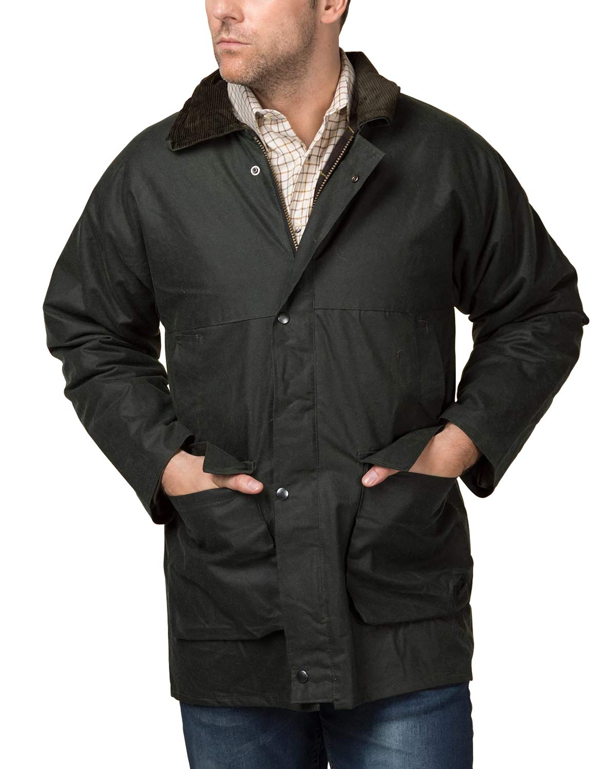 Rydale Men's Olive Classic Wax Jacket