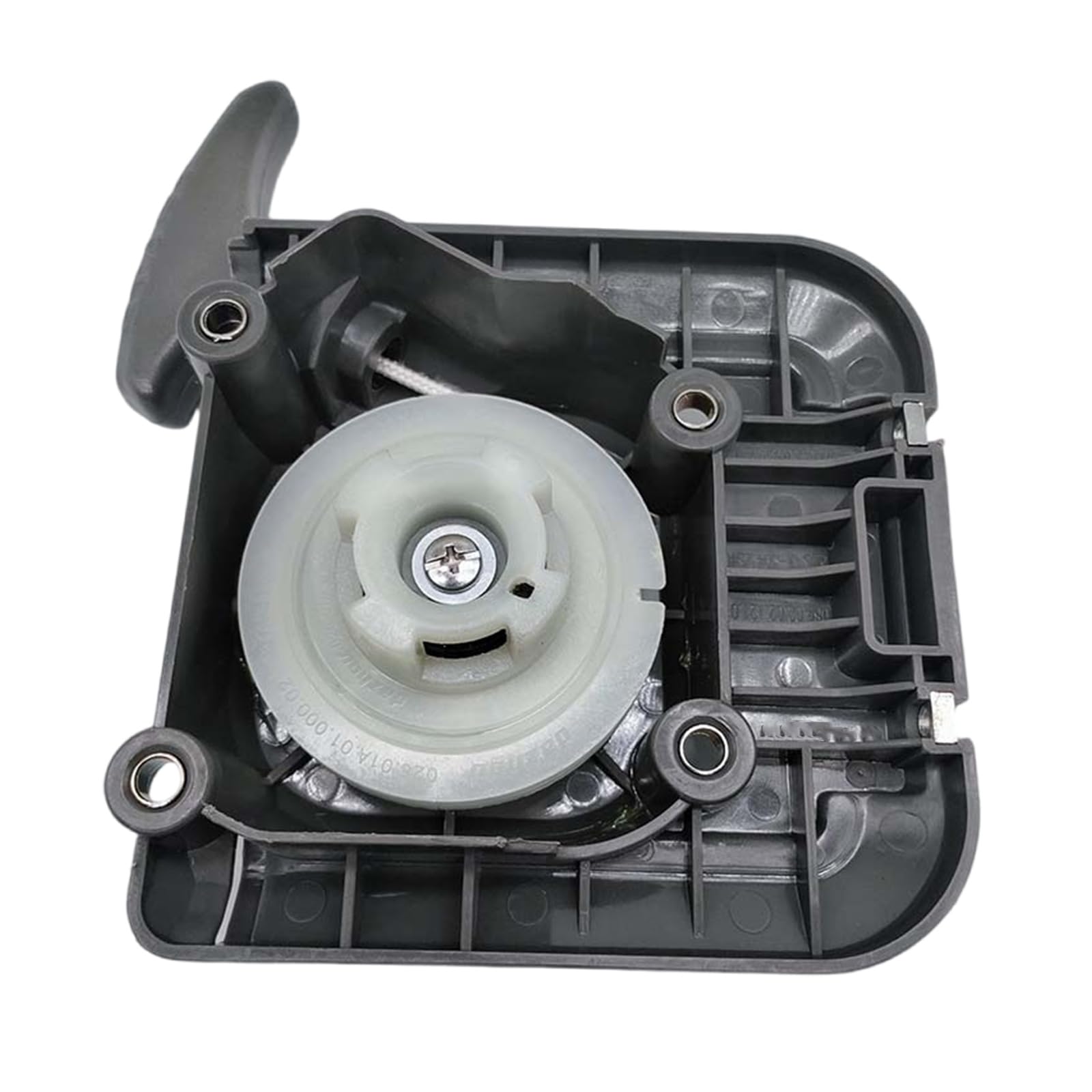 Weather Resistant Recoil Starter Assembly Grass Tool Accessory Easy Snapped on Installation Lightweight Design Easy Setup Heavy Duty Grass Starter