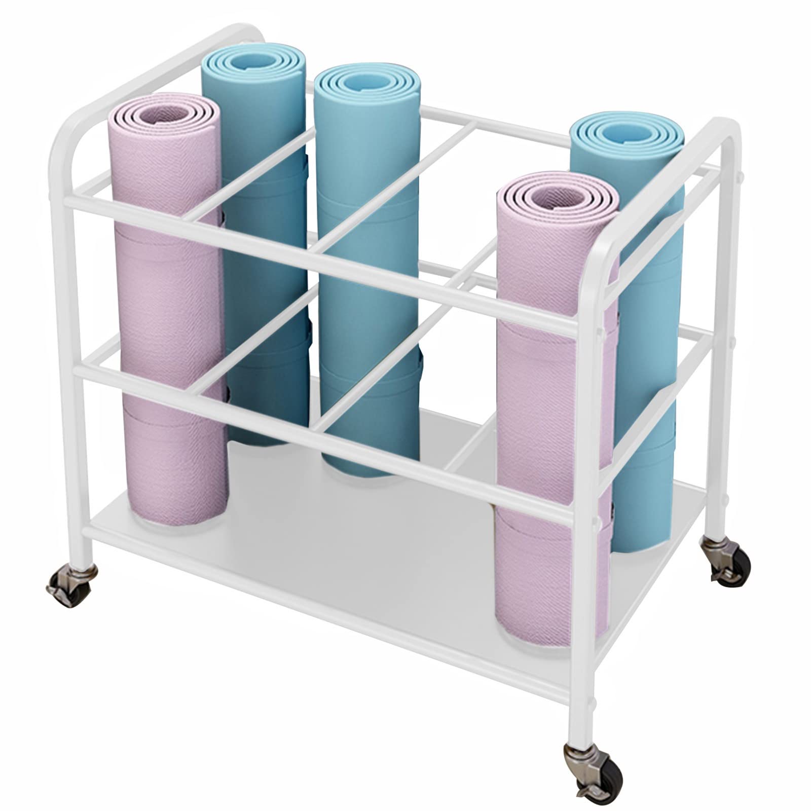 Yogamatte Lagerregal Halter Yoga Mat Holder Haus/Fitnessstudio  Yoga-Matten-Halterung, Hochbelastbar Gro Yoga Schwangerschaft Ball  Organizer Wagen, ...