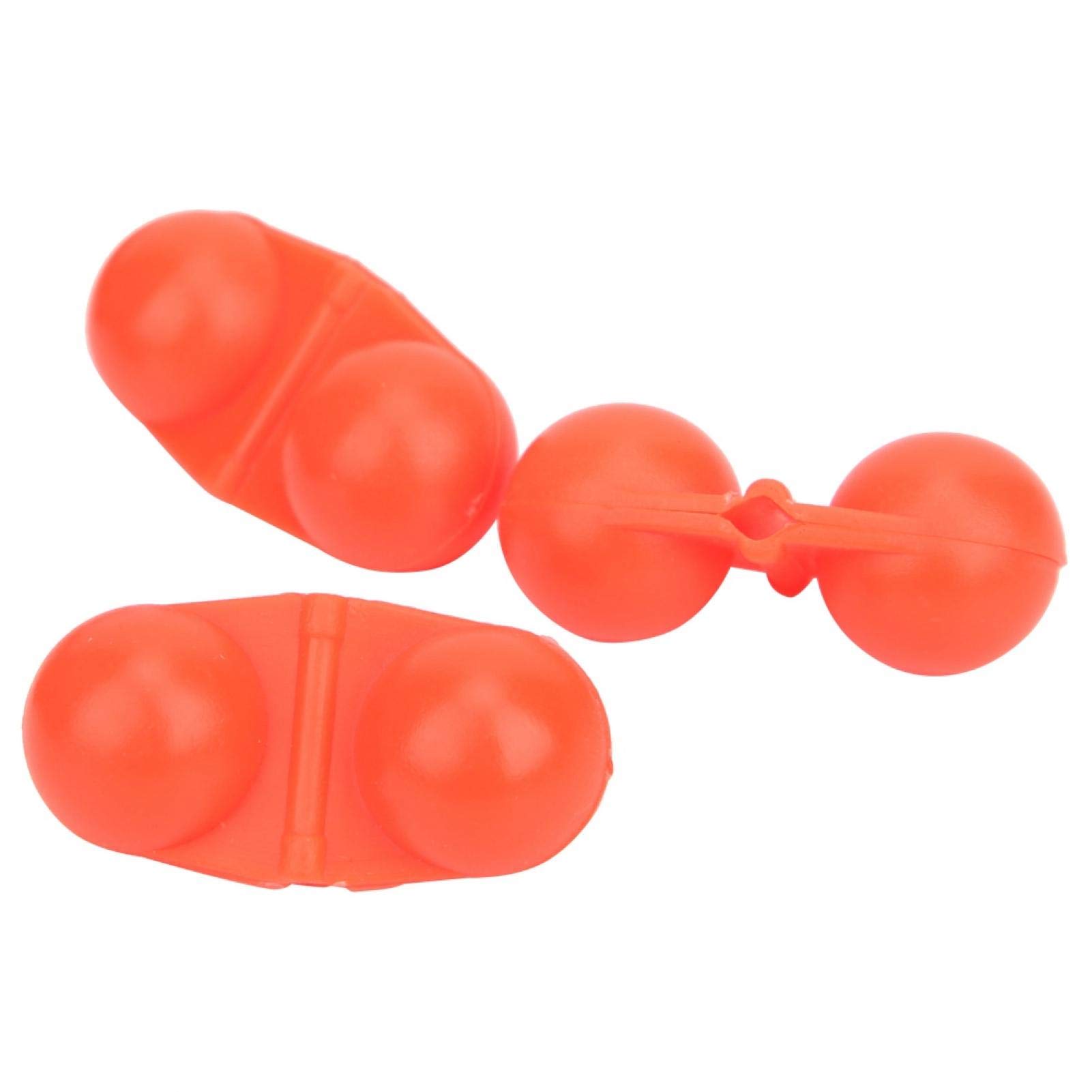 NITRIP Double Rattle, 40PCS Fishing Attractor Double Lure Fish Double Rattle, Portable for Luring Fish Outdoor Freshwater Saltwater