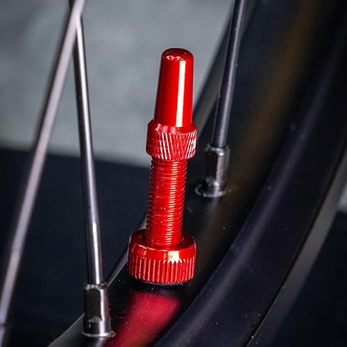 Miniatura 8 de Válvulas sin cámara Muc-Off V2, iridiscentes de 1.73 pulgadas - Vástagos de válvula sin cámara con herramienta de extracción de núcleo de válvula