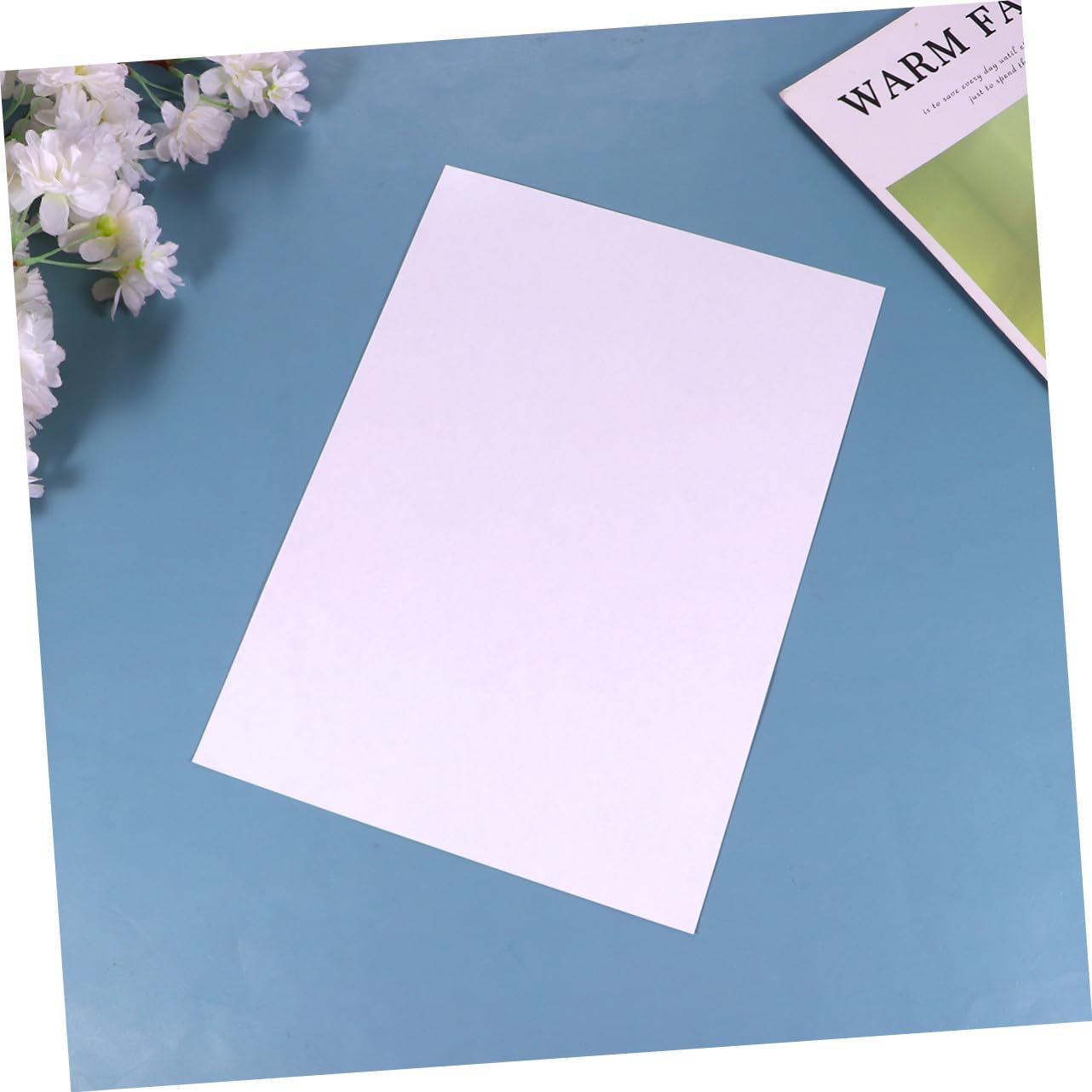 UTHCLO 100 Blatt Trennpapier Doppelseitig Weißes Anti haft Isolation Papier für Handarbeit Scrapbooking Bürobedarf