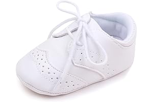 Baby of Walker Soft Sole PU Leather Baptism Christening Shoes