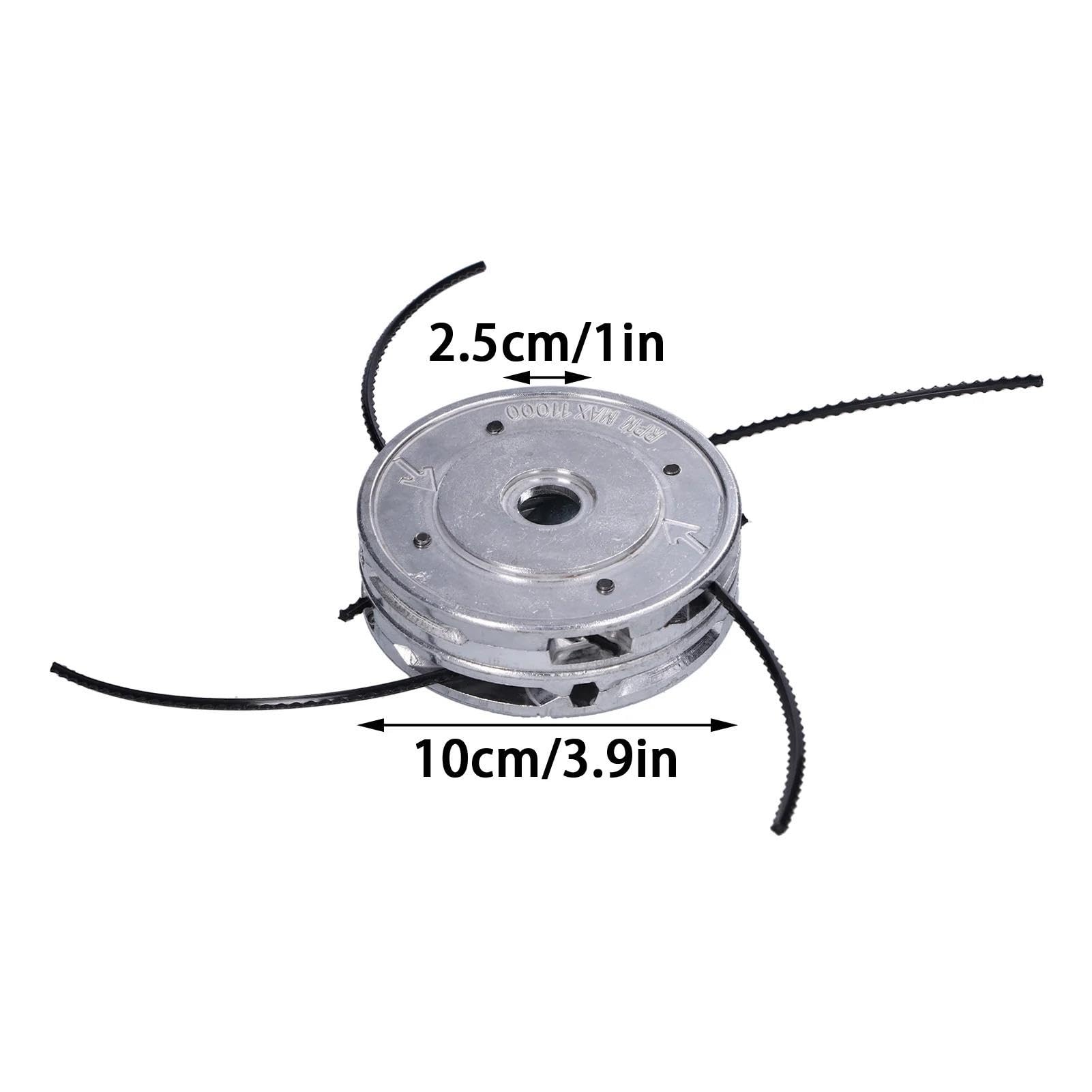 Tête de coupe gazon tête à cordes en aluminium 4 fils for arbre droit 40CC
