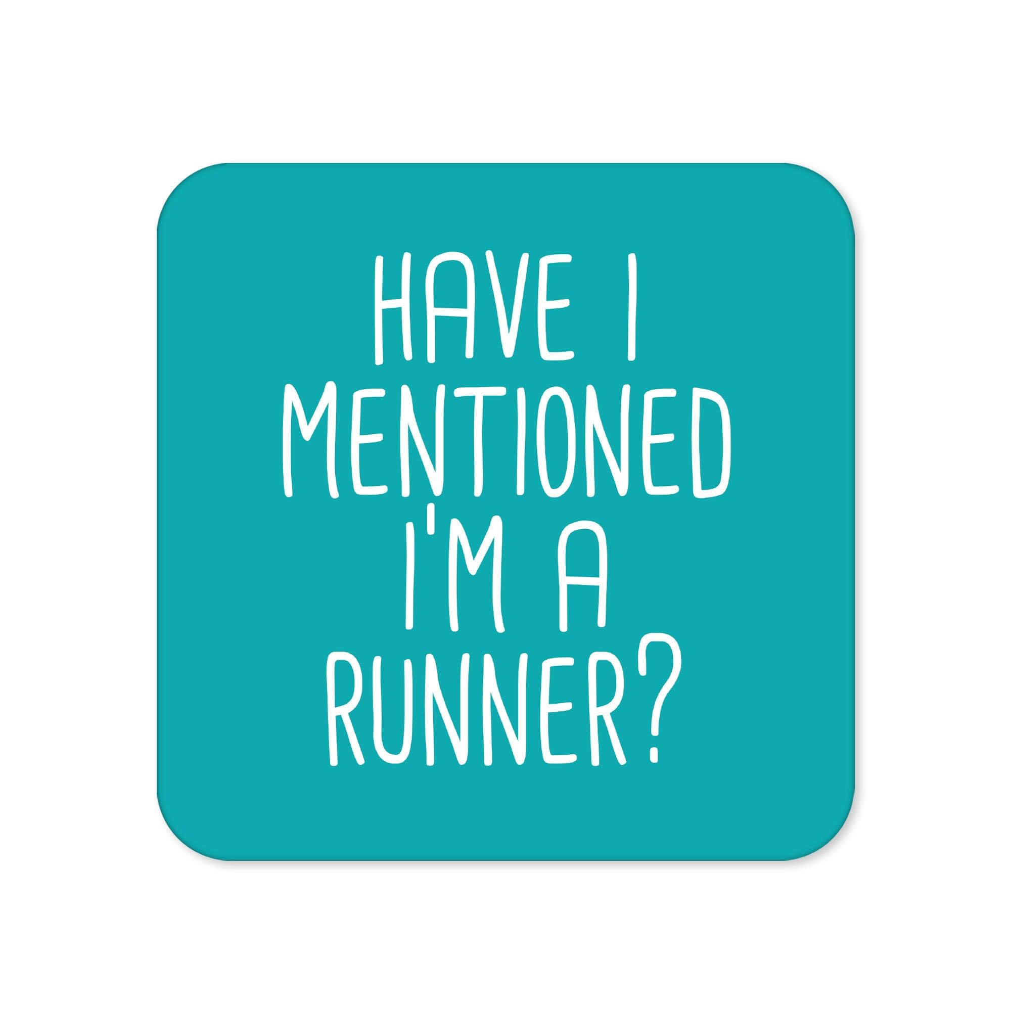 Funny Drinks Coaster | Novelty Office Mug Coasters | Childish Runner Beer Mat | Sarcastic Home Accessory | Silly Prank Joke Coffee - CC53