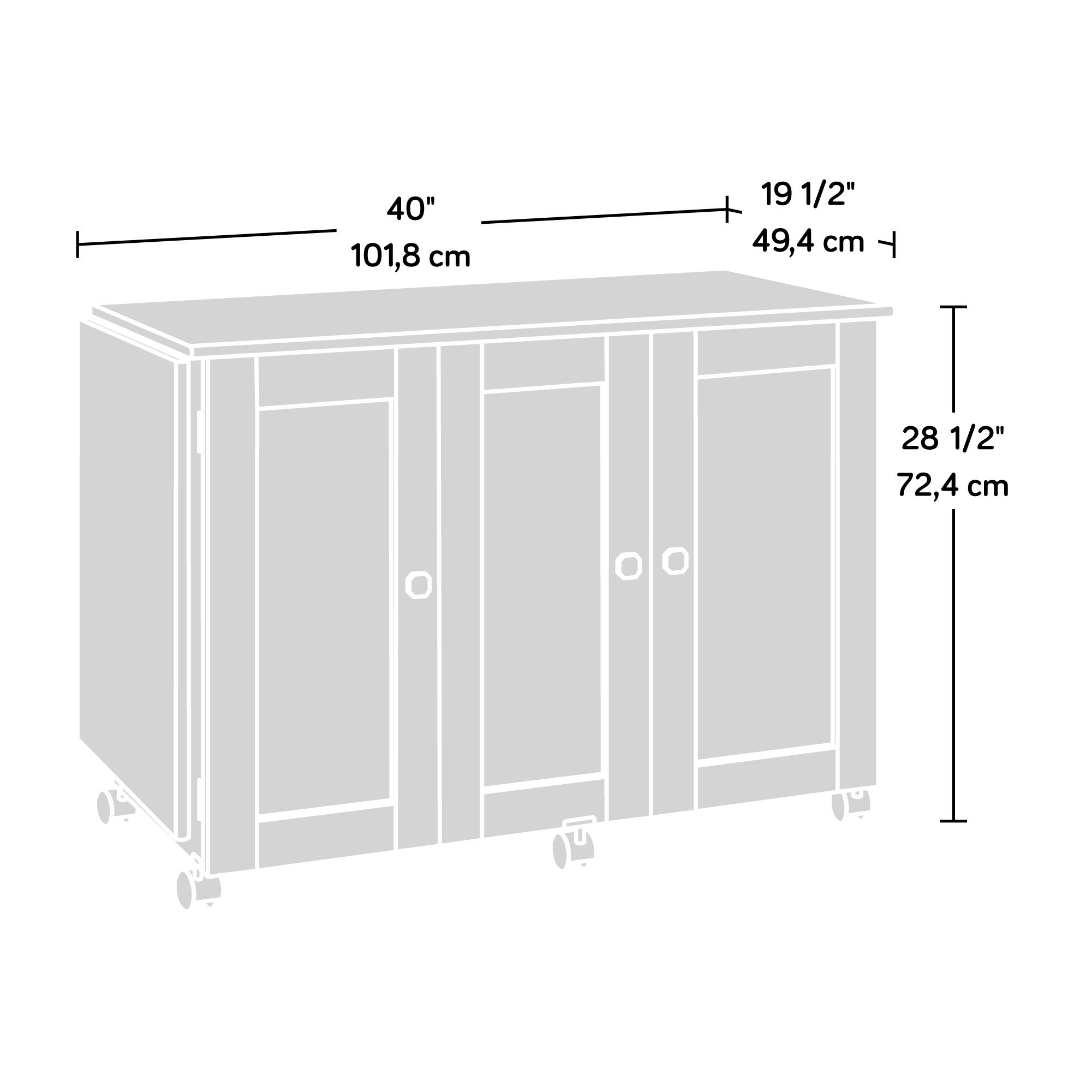 Sauder Miscellaneous Storage Sewing/Craft Cart/ Pantry cabinets, Vintage Oak finish