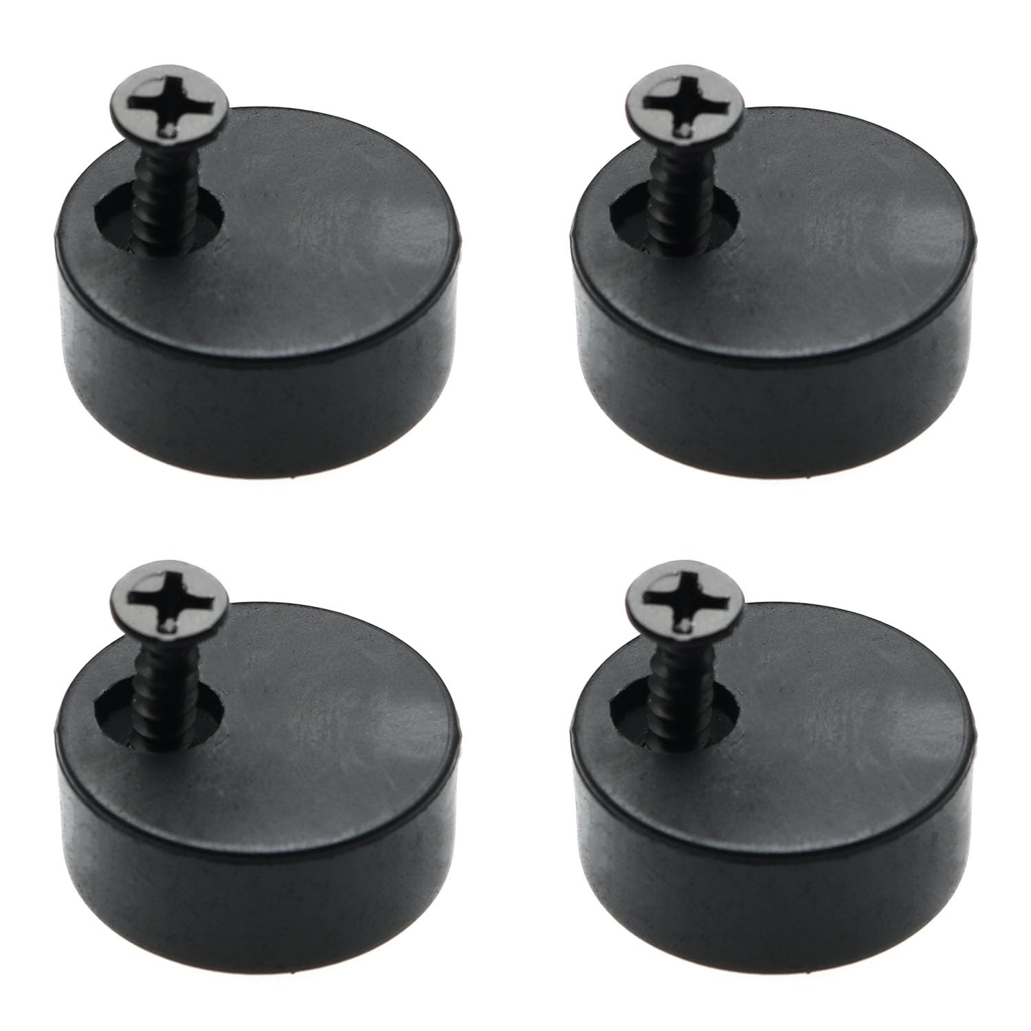 Maxmoral 2 Sets/ 4pcs Sliding Barn Door Hardware Anti Jump Pads Set Barn Door Accessories POM Anti Jump Parts