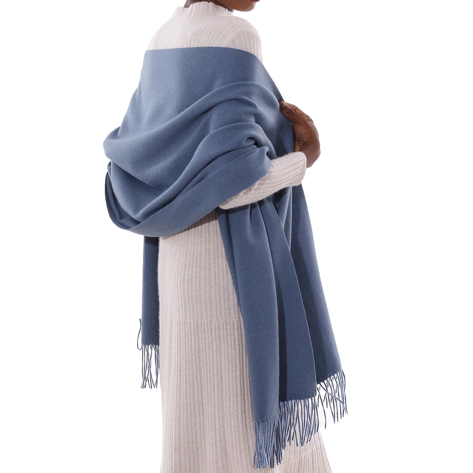 Sciarpa Pashmina Donna Invernale Scialle Sciarpe Elegante Cerimonia Grande Stole Foulard Scialle da Abito Sera