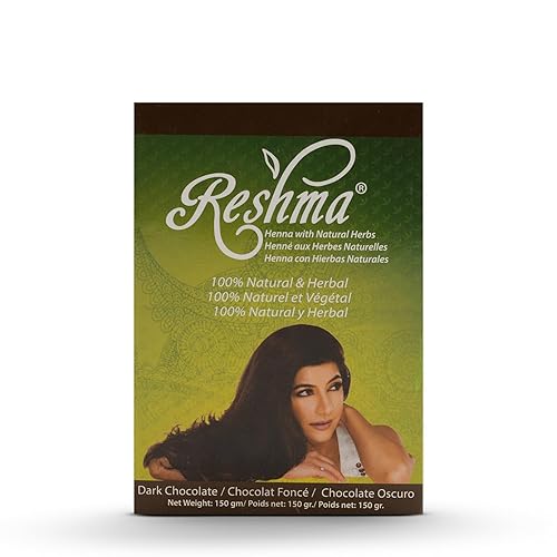 Reshma Beauty Tinte clásico de henna para el cabello, 100 % natural, para cabello suave y brillante, color de cabello de henna, cobertura de canas,