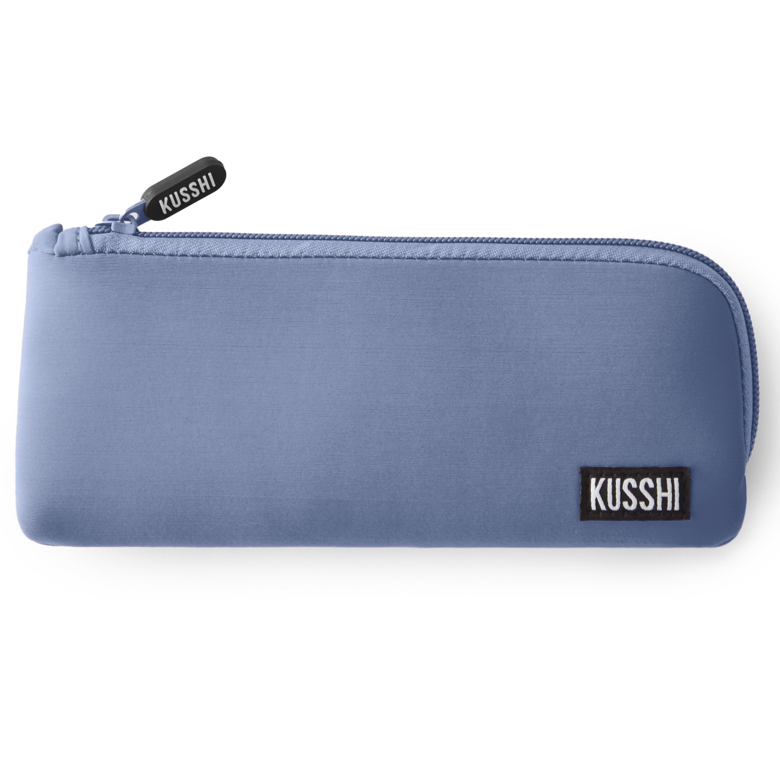 KUSSHI Neoprene Zipper Makeup Brush Pouch and Travel Pencil Case for Beauty Tools, Pencils, Brushes & Small Accessories - Makeup Brush Bag Pouch for