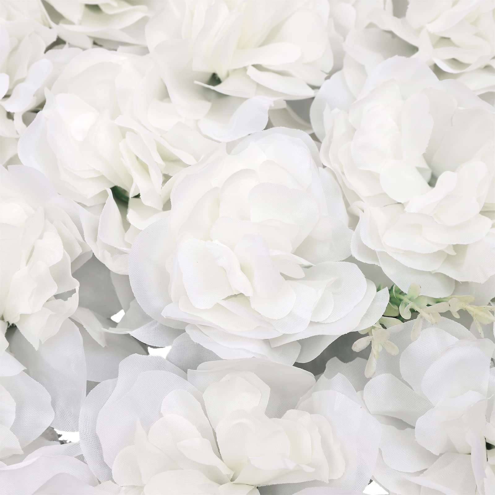 12 Stück Künstliche Blumenwand Hintergrund Hochzeit Wandpaneel | 40x60cm Seidenstoff, Blumen Paneele, Wanddeko Blumen, für Hochzeit Bühne Party Heimdekoration