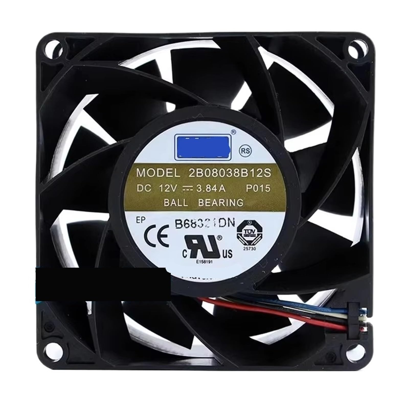 XBNYIGHNA 2B08038B12S 80 * 38MM 8CM 12V 3.84A 4-Wire Cooling Fan(4wire A3)
