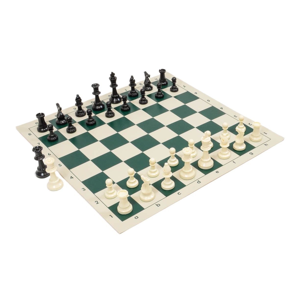 Wholesale Chess Heavy Tournament Triple Weighted Pieces and Board - Forest Green product thumbnail 2