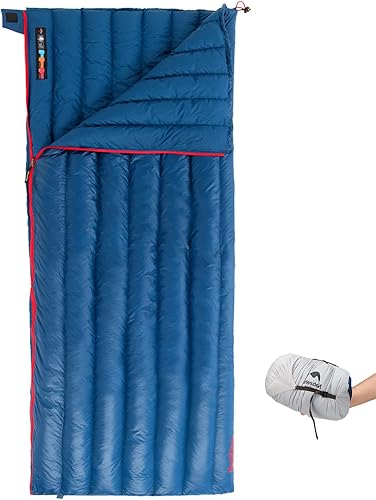 Naturehike Down Sleeping Bag 800 Fill Power Lightweight Compact for Backpacking Camping Hiking Traveling with Compression Sack