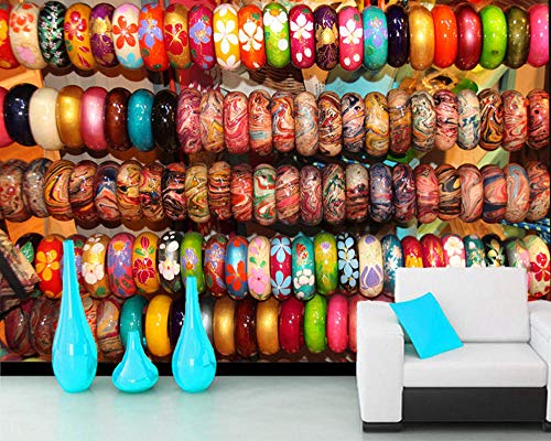 3D Papéis De Parede Pulseira Decoração De Fundo Loja Arte 3D Papel De Parede Mural,Sala De Estar,Papel De Parede,Decoração De Casa,350(W)*256(H)Cm