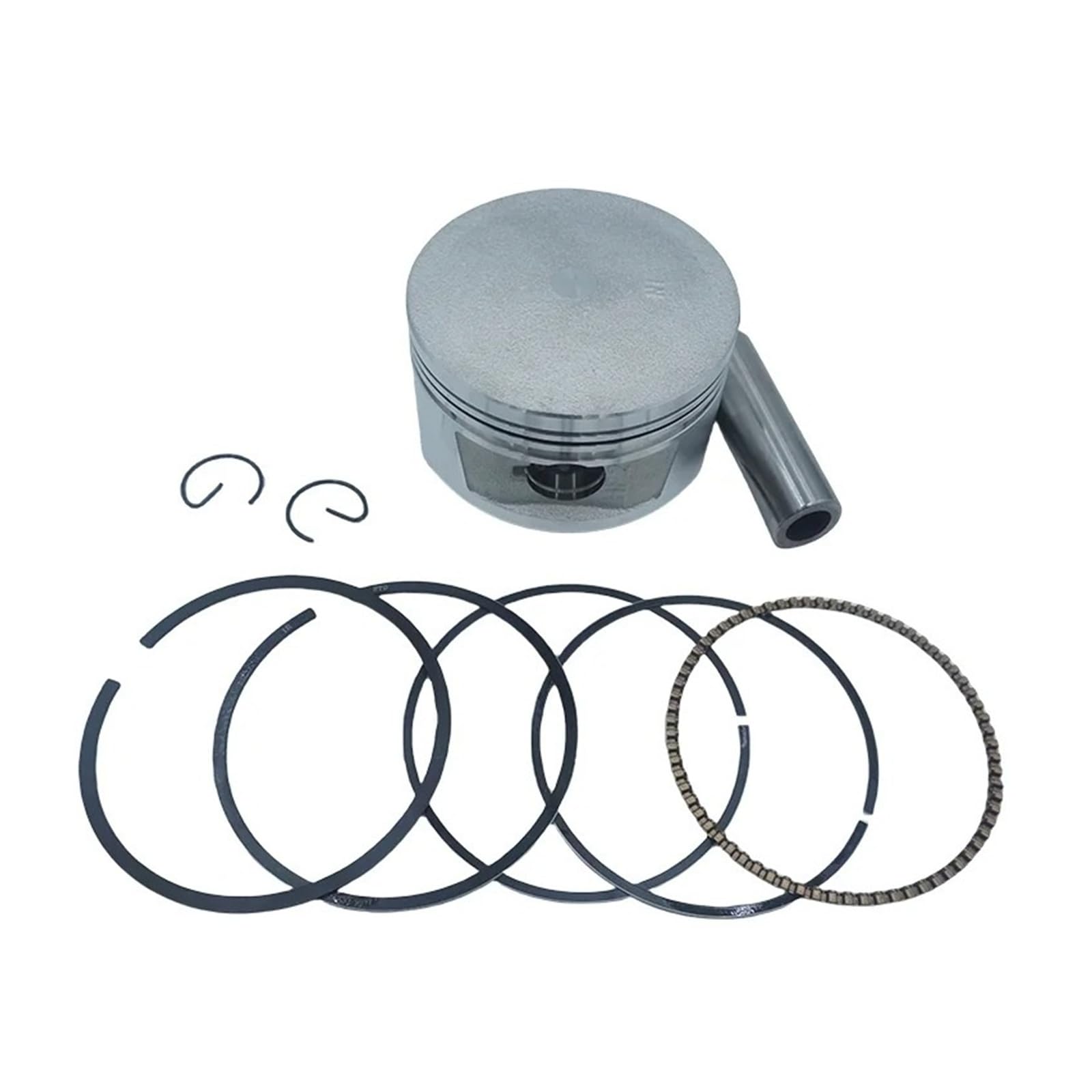 Fasce Elastiche Per CH250 Per CF250 Per CFMOTO Per KS4 Per ATV250 Motori Verticali 250cc 72mm Foro 17mm Spille Moto Pistone Anello Kit Pistone(73mm)