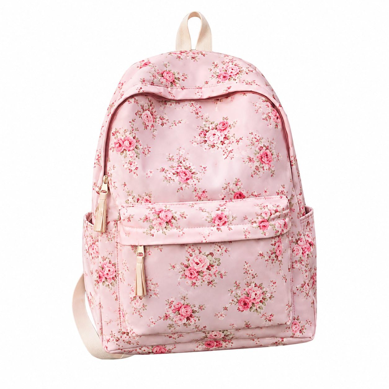Casual Backpack for Girls |14 In-13 Ltr with Tablet Sleeve,One Compartment,Light Weight with Padded Shoulders |Best for Books,Stationery, Lunch Box & Essentials - Rose-picture-40