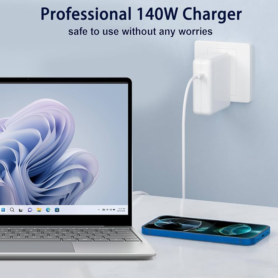 140W C to C Super Fast Charger,Compatible with MacBook Pro