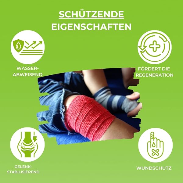 LisaCare Selbstklebende Bandagen - 2 Rollen 5cm breit - selbsthaftend, elastisch für Kinder - Riesige Farb- & Motivauswahl - Bandagen zum Trösten (Auto blau) - 2