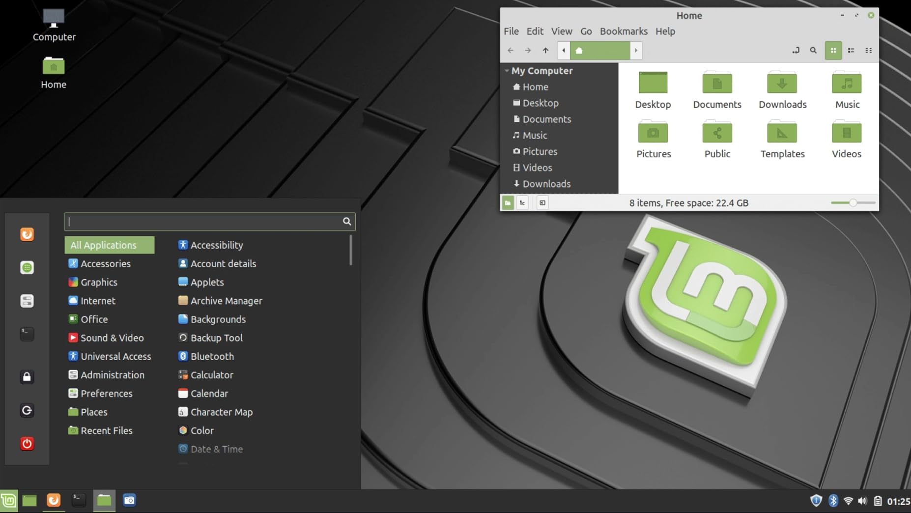 LINUX MINT 22.3 Memoria USB Arrancable Linux – 64 Bit – Instalación fácil sistema operativo en Español y modo LIVE
