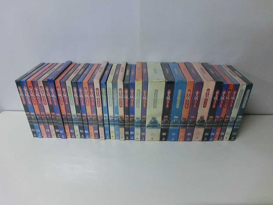 Amazon.co.jp: 週刊 安土城をつくる 75〜110巻（90なし）セット ※・背