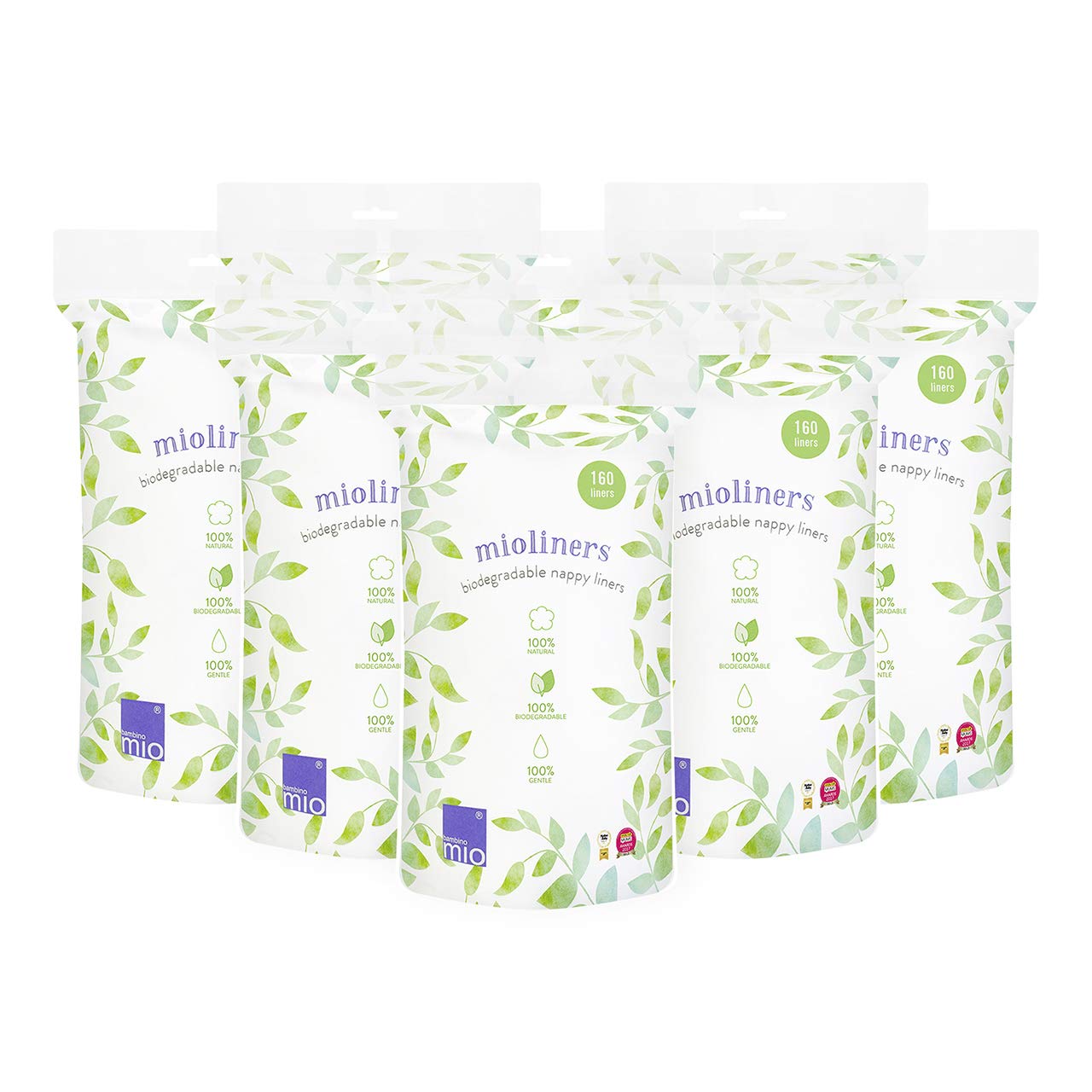 Bambino Mio, Mioliners (Diaper Liners), 8 Pack Baby