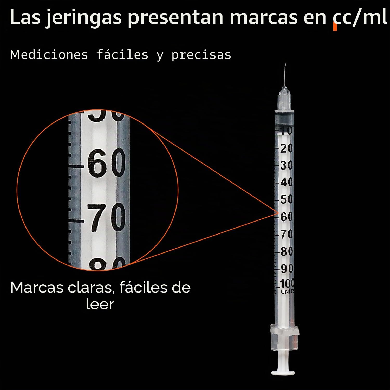 1 ml/cc 31 g x 6 mm de plástico multiusos, herramientas de medición empaquetadas individualmente (1 ml, 20)